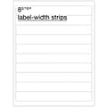 Medical Arts Press® Transcription Labels, 1 Quick-Peel Strips, White, 1x8-3/16, 1000 Labels