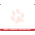 Veterinary Thermal Prescription Labels, Dymo Compatible, Red Warning Bar & Logo, 2.75 x 2.125 inch
