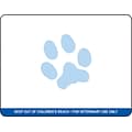 Veterinary Thermal Prescription Labels, Blue Bar Warning w/Paw Logo, 2.75 inch x 2.125 inch, 500 Labels