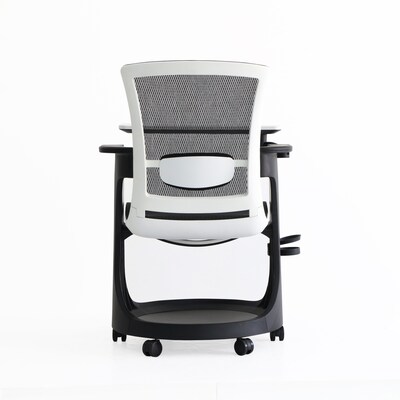 Eurotech SKTRN-WHBLK Eduskate Mesh Conference Chair, Fixed Arms, Black