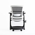 Eurotech SKTRN-WHBLK Eduskate Mesh Conference Chair, Fixed Arms, Black