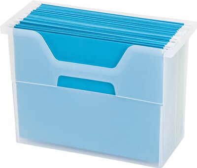 Iris® Open Top Plastic File Box