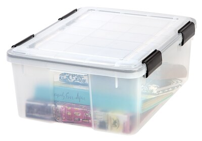 Quill Brand® 31-Quart Ultimate Water Resistant Plastic Box (110404)