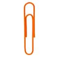 JAM Paper Jumbo Paper Clips, Orange, 75/Pack (42186871)