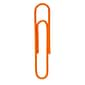 JAM Paper Jumbo Paper Clips, Orange, 75/Pack (42186871)