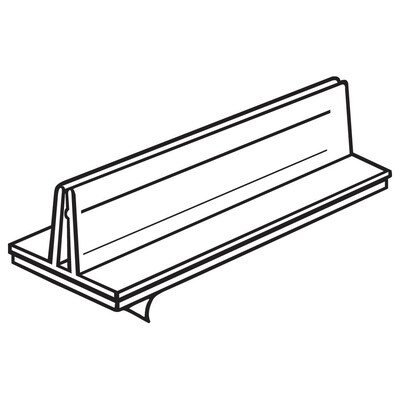 FFR Merchandising Econo BR Card Holder, 3 L, 60/Pack (2162284001)