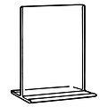 FFR Merchandising OFM T-Frame Sign Holder, Standard, 4/Pack (2702267800)