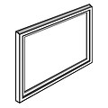 FFR Merchandising Sign Frames, 5 1/2 x 7, White, 10/Pack (3704707804)