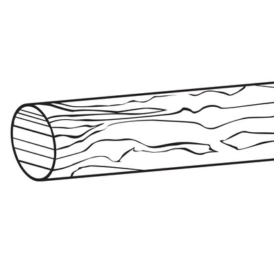 FFR Merchandising Wooden Banner Rod, 48L, 1/2 Diameter, 20/Pack (6109665002)