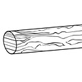 FFR Merchandising Wooden Banner Rod, 48L, 1/2 Diameter, 20/Pack (6109665002)