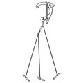 FFR CGH Plastic Ceiling Hook, 6L, Multi-Split, 3 Branches, White Clip & Cord, 100Pk (6402440301)