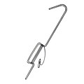 FFR Merchandising 7050 Brass Wire Mobile Hanger, 6 L, 75/Pack (6407818303)