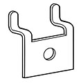 FFR Merchandising Metal Pegboard/Slatwall Baseplate with 1/4 Hole, 50/Pack (7108341202)