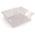 FFR Merchandising Cold Food Pans and Covers; 4 D, Clear, Half Pan, 5.3 qt, 2/Pack (9922510607)