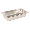 FFR Merchandising Stainless Steel Pans And Accessories; 2-1/2D, Third Pan, 2.6qt, 2/Pack (9922516383)