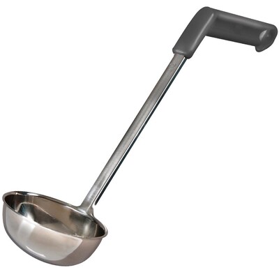 FFR Merchandising Stainless Steel Ergonomic Handle Ladle; 12 4/5 L, 4 oz, 2/Pack (9922913588)