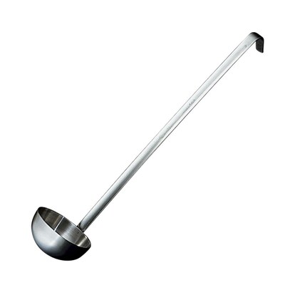 FFR Merchandising Stainless Steel Ladles, 4oz, Stainless Handle, 14L, 4/Pack (9922914696)