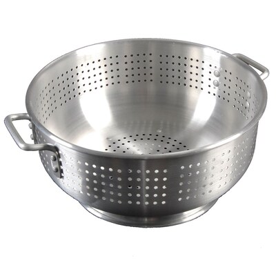 FFR Merchandising Aluminum Colanders, 16qt, 2/Pack (9922917360)