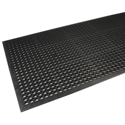 FFR Merchandising Drainage Mat, 3 W x 5 L, Black (9926419481)