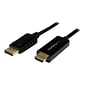 StarTech 6.56' DisplayPort to HDMI Passive Converter Cable, Black