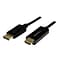 StarTech 6.56 DisplayPort to HDMI Passive Converter Cable, Black