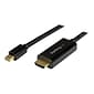 StarTech 3 Mini DisplayPort Male to HDMI Male Converter Cable, Black