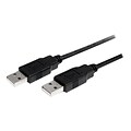 StarTech 6.6 USB 2.0 A Male to Male Cable, Black (USB2AA2M)