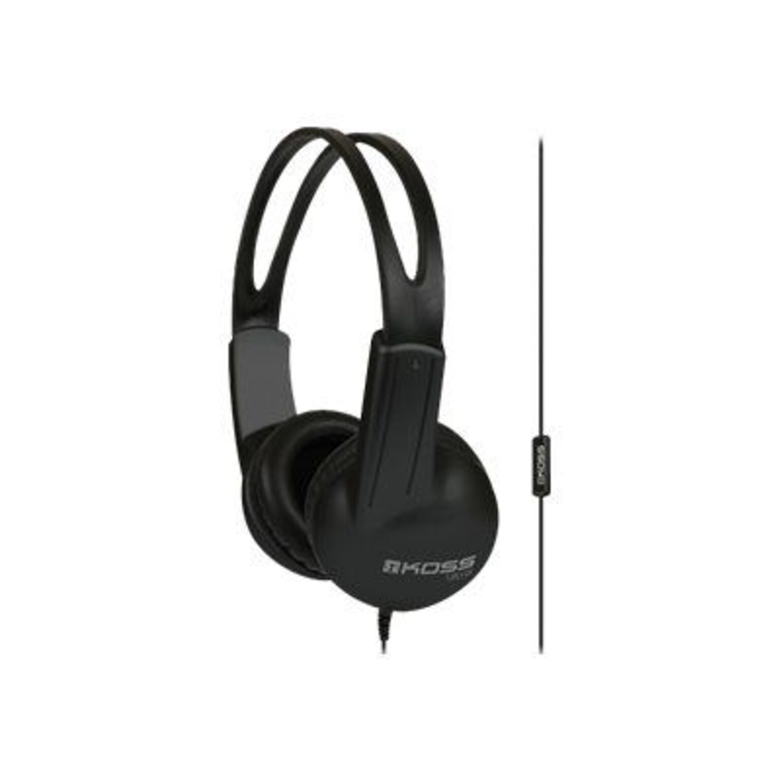 Koss® UR10I Stereo On-Ear Headphones with Mic; Black