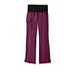 Medline Ocean ave Ladies Yoga Elastic Waist Scrub Pant, Wine, Medium