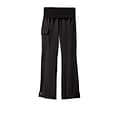 Medline Ocean ave Ladies Yoga Elastic Waist Scrub Pant, Black, Small