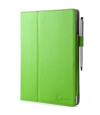 i-Blason 1Fold Slim Book Case With Bonus Stylus For iPad Air, Green