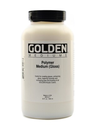 Golden Polymer Paint Medium Gloss 32 Oz.