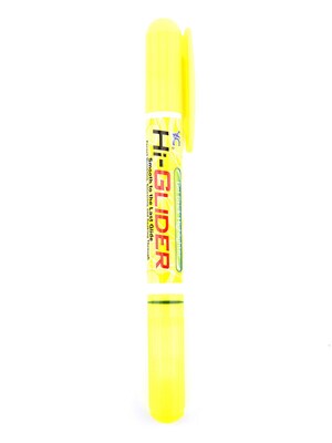 Yasutomo Hi-Glider Gel Stick Highlighters yellow [Pack of 15]