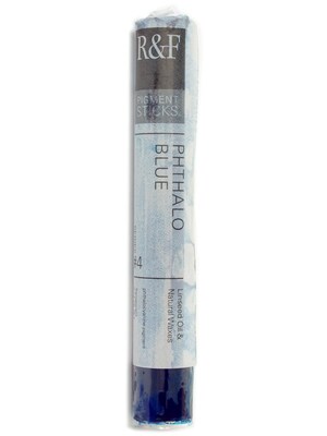 R  And  F Handmade Paints Pigment Sticks Phthalo Blue 38 Ml