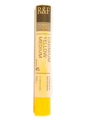 R  And  F Handmade Paints Pigment Sticks Cadmium Yellow Medium 38 Ml