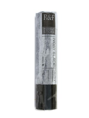 R  And  F Handmade Paints Pigment Sticks Ivory Black 188 Ml