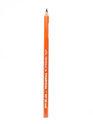 Generals 557 Medium Charcoal Pencil, Black, 12/Pack (33609-PK12)