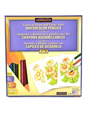 Generals Learn Watercolor Pencil Techniques Now! Kit #70 Each [Pack Of 2]