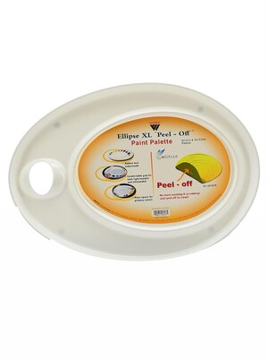 Martin/Universal Mijello Ellipse-Xl Peel-Able Palette, 17" X 12 3/8" X 7/8"