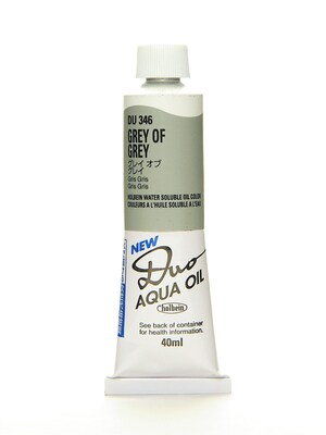Holbein Duo Aqua Artist Oil Color Grey Of Grey 40 Ml