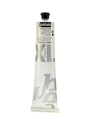 Pebeo Studio Xl Oil Paint Titanium White 200 Ml [Pack Of 2]