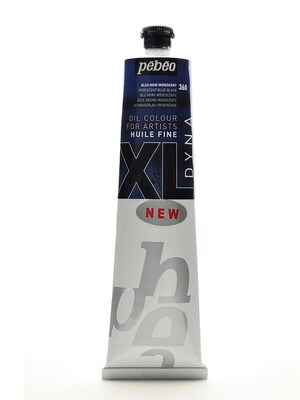 Pebeo Studio Xl Oil Paint Iridescent Black 200 Ml [Pack Of 2]