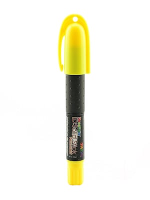 Marvy Uchida DecoColor Markers, Bold Tip, Yellow, 6/Pack (69533)
