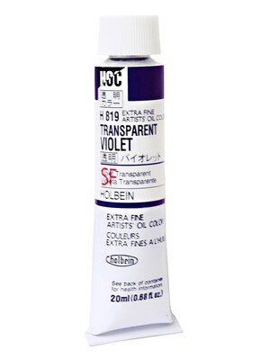 Holbein Artist Transparent Oil Colors Transparent Violet 20 Ml