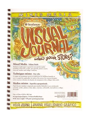 Strathmore Visual Mixed Media Journals 9 In. X 12 In. 34 Sheets [Pack Of 2]