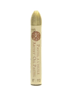 Sennelier Iridescent Oil Pastels, Rich Pale Gold No 113, 4/Pack (69386-Pk4)