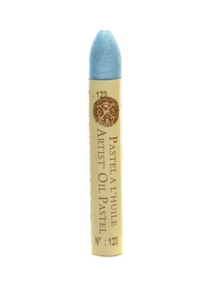 Sennelier Iridescent Oil Pastels, Transparent Blue No 123, 4/Pack (69391-Pk4)
