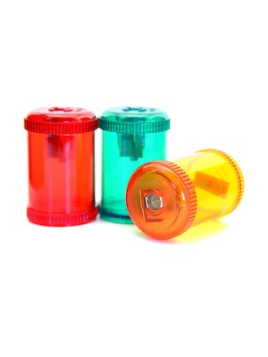 Kum Barrel pencil sharpeners 1 hole pencil sharpener [Pack of 12]