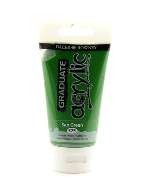 Daler-Rowney Graduate Acrylic Paint Sap Green 75 Ml [Pack Of 4]