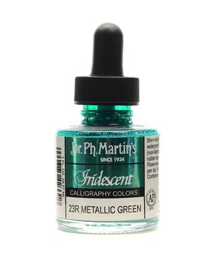 Dr. Ph. Martins Iridescent Calligraphy Colors 1 oz Metallic Green 2/Pack (70021-PK2)
